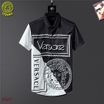 Versace Short Sleeve Shirts For Men in 252126, cheap Versace Shirts