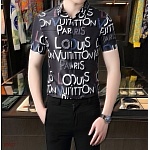 Louis Vuitton Short Sleeve Shirts For Men in 252160, cheap Louis Vuitton Shirts
