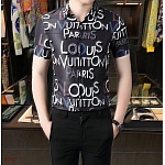 Louis Vuitton Short Sleeve Shirts For Men in 252160, cheap Louis Vuitton Shirts