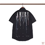 Amiri Short Sleeve Shirts For Men # 252207, cheap Amiri Shirts