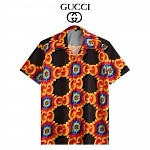 Gucci Short Sleeve Shirts For Men # 252915