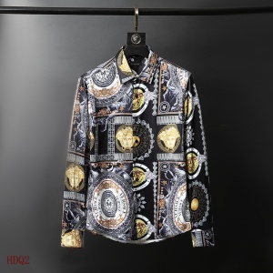 $34.00,Versace Long Sleeve Shirts For Men in 253079