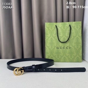 $52.00,2.0 cm Width Gucci Belt # 255718