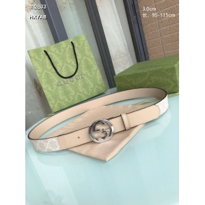 $52.00,3.0 cm Width Gucci Belt # 255728