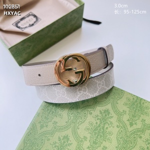 $52.00,3.0 cm Width Gucci Belt # 255730