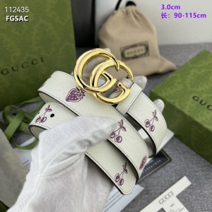 $52.00,3.0 cm Width Gucci Belt # 255731