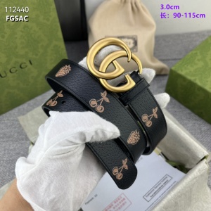 $52.00,3.0 cm Width Gucci Belt # 255734