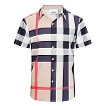 Burberry Short Sleeve Shirts For Men # 253771