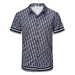 Dior Short Sleeve Shirts For Men # 253779, cheap Dior Shirts