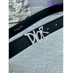 3.0 cm Width Dior Belt # 255711, cheap Dior Belts