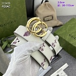 3.0 cm Width Gucci Belt # 255731