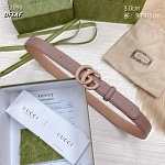 3.0 cm Width Gucci Belt # 255745