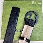 3.8 cm Width Gucci Belt # 255755, cheap Gucci Belts