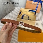 2.0 cm Width Louis Vuitton Belt # 255842