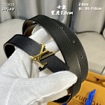2.0 cm Width Louis Vuitton Belt # 255847, cheap LouisVuitton Belts