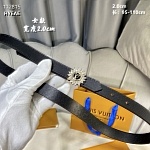 2.0 cm Width Louis Vuitton Belt # 255849