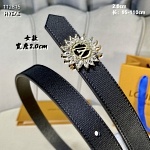 2.0 cm Width Louis Vuitton Belt # 255849, cheap LouisVuitton Belts