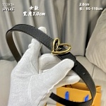 2.0 cm Width Louis Vuitton Belt # 255850, cheap LouisVuitton Belts