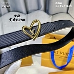 2.0 cm Width Louis Vuitton Belt # 255850, cheap LouisVuitton Belts