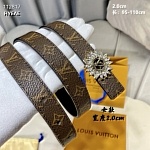 2.0 cm Width Louis Vuitton Belt # 255851