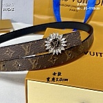 2.0 cm Width Louis Vuitton Belt # 255851, cheap LouisVuitton Belts