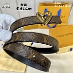 2.0 cm Width Louis Vuitton Belt # 255852