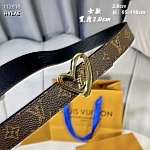 2.0 cm Width Louis Vuitton Belt # 255852, cheap LouisVuitton Belts