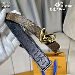 2.0 cm Width Louis Vuitton Belt # 255852, cheap LouisVuitton Belts