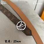 2.5 cm Width Louis Vuitton Belt # 255853, cheap LouisVuitton Belts