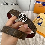 2.5 cm Width Louis Vuitton Belt # 255855