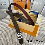 2.5 cm Width Louis Vuitton Belt # 255855, cheap LouisVuitton Belts