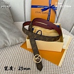 2.5 cm Width Louis Vuitton Belt # 255856, cheap LouisVuitton Belts