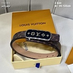 2.5 cm Width Louis Vuitton Belt # 255859, cheap LouisVuitton Belts