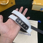 2.5 cm Width Louis Vuitton Belt # 255867, cheap LouisVuitton Belts