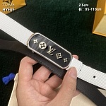 2.5 cm Width Louis Vuitton Belt # 255867, cheap LouisVuitton Belts