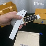 2.5 cm Width Louis Vuitton Belt # 255867, cheap LouisVuitton Belts