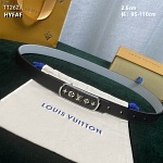 2.5 cm Width Louis Vuitton Belt # 255868, cheap LouisVuitton Belts