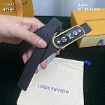 2.5 cm Width Louis Vuitton Belt # 255868, cheap LouisVuitton Belts