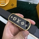 2.5 cm Width Louis Vuitton Belt # 255868, cheap LouisVuitton Belts