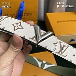 3.0 cm Width Louis Vuitton Belt # 255869, cheap LouisVuitton Belts