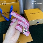 3.0 cm Width Louis Vuitton Belt # 255871