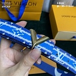 3.0 cm Width Louis Vuitton Belt # 255872, cheap LouisVuitton Belts