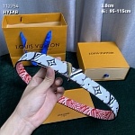 3.0 cm Width Louis Vuitton Belt # 255873
