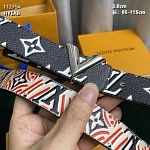 3.0 cm Width Louis Vuitton Belt # 255874, cheap LouisVuitton Belts