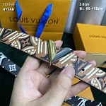 3.0 cm Width Louis Vuitton Belt # 255875, cheap LouisVuitton Belts