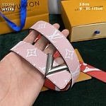 3.0 cm Width Louis Vuitton Belt # 255876