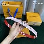 3.0 cm Width Louis Vuitton Belt # 255876, cheap LouisVuitton Belts