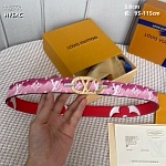 3.0 cm Width Louis Vuitton Belt # 255879, cheap LouisVuitton Belts
