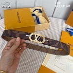 3.0 cm Width Louis Vuitton Belt # 255881