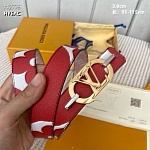 3.0 cm Width Louis Vuitton Belt # 255883, cheap LouisVuitton Belts